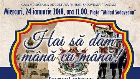 Evenimente de ziua Unirii în Pașcani, Târgu Frumos și Hîrlău
