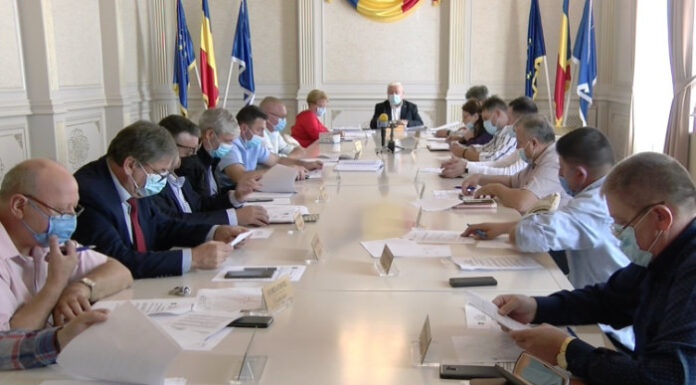 Sedinta la Targu Frumos, pentru statutul orasului si registrul spatiilor verzi