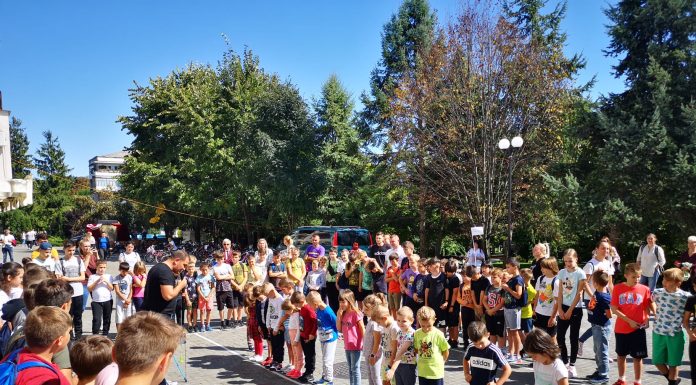 Turul orașului pe bicicleta, la Targu Frumos