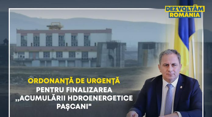 Barajul de la Lunca Pascani, investitie de interes national