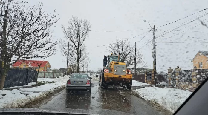 Pascaniul iese, greu, de sub nameti. Probleme mari in actiunile de deszapezire ale Primariei