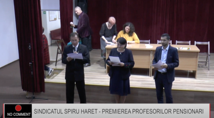 Dascăli pensionari, premiați de Sindicatul Spiru Haret. Festivitatea a avut loc duminică, la Clubul Copiilor Pașcani