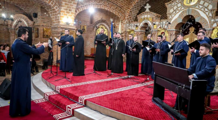 Corala Armonia – concert de colinde în ajun de Sfântul Nicolae, la catedrala din Pașcani
