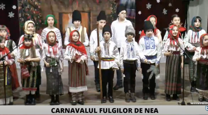 VIDEO Carnavalul fulgilor de nea, la Clubul Copiilor din Pașcani