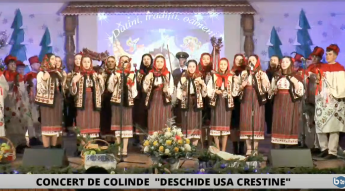 „Deschide ușa creștine” – concert de colinde și tradiții de iarnă, la Deleni – VIDEO