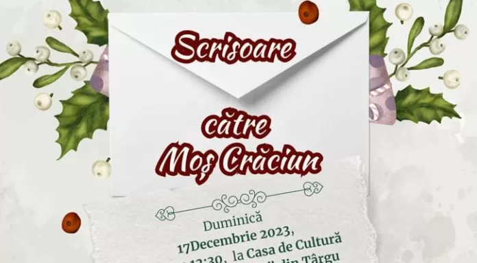 Spectacol de Crăciun la Casa de Cultură din Târgu Frumos. Cei mici pot lăsa scrisori pentru moșul cel bun