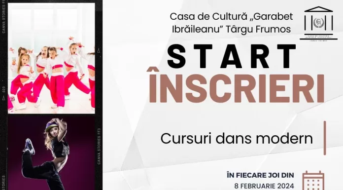 Cursuri noi pentru copii la Casa de Cultură Târgu Frumos