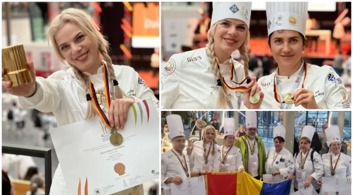 Pășcăneanca, Dalia Păduraru, medaliată la o prestigioasă olimpiadă a bucătarilor din Germania. Medalia de bronz pentru echipa din care a făcut parte