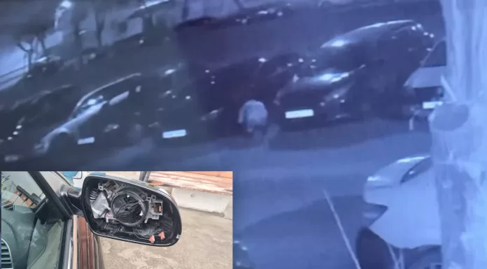 Mașinile parcate, prada hoților. Vechicule lăsate fără oglinzi sau capace pentru roți