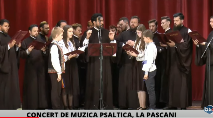 CONCERT DE MUZICA PSALTICA, LA PASCANI- VIDEO