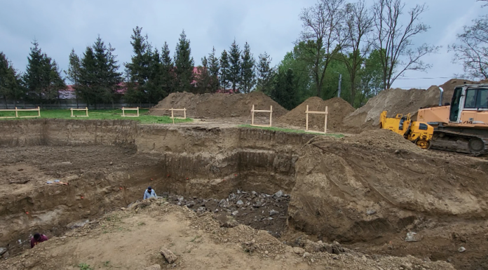 Au început lucrările de construire a noii biserici de la Lunca – FOTO