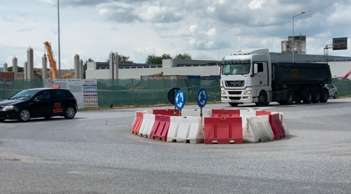 Încep lucrările la sensul giratoriu de la DEDEMAN Pașcani