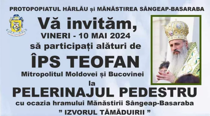 Pelerinaj de Izvorul Tămădurii, spre Mănăstirea Sângeap Basaraba din Scobinți