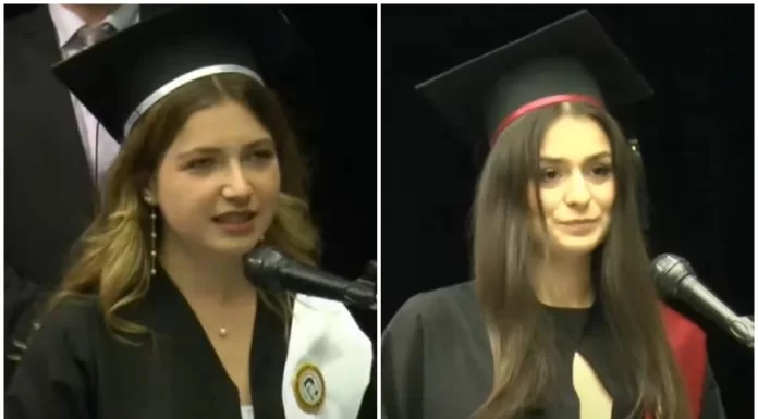 VIDEO – Rămas bun, ani de liceu! Curs festiv la Colegiul Sadoveanu Pașcani. Două șefe de promoție cu o notă aproape de zece