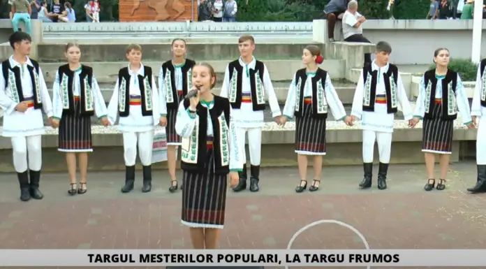 Spectacol cu ocazia Târgului Meșterilor Populari de la Târgu Frumos – VIDEO