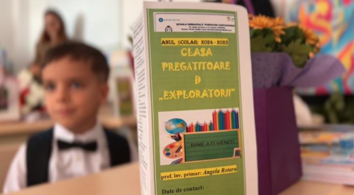 Prima zi de școală pentru cei mai mici elevi: clasa pregătitoare