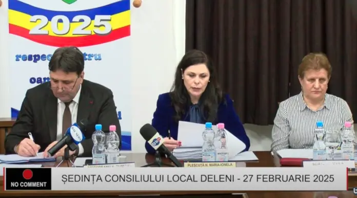 ȘEDINȚA CONSILIULUI LOCAL DELENI – 27 FEBRUARIE 2025 – VIDEO