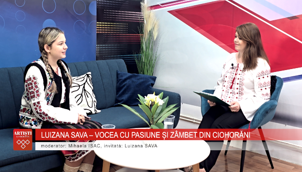 ARTIȘTI LA MICROFON – Luizana Sava – o voce cu pasiune și zâmbet din Ciohorăni – VIDEO