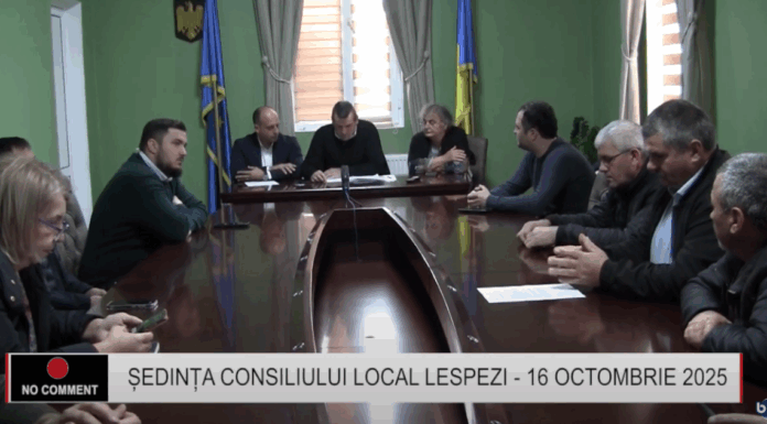 ȘEDINȚA CONSILIULUI LOCAL LESPEZI – 16 OCTOMBRIE 2025 – VIDEO