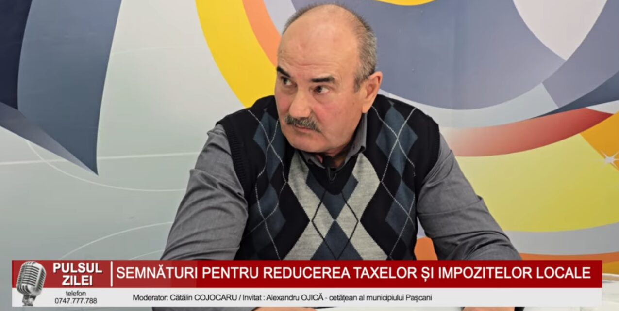 Interviu cu unul dintre pășcănenii care au semnat pentru anularea majorarilor de taxe și impozite locale